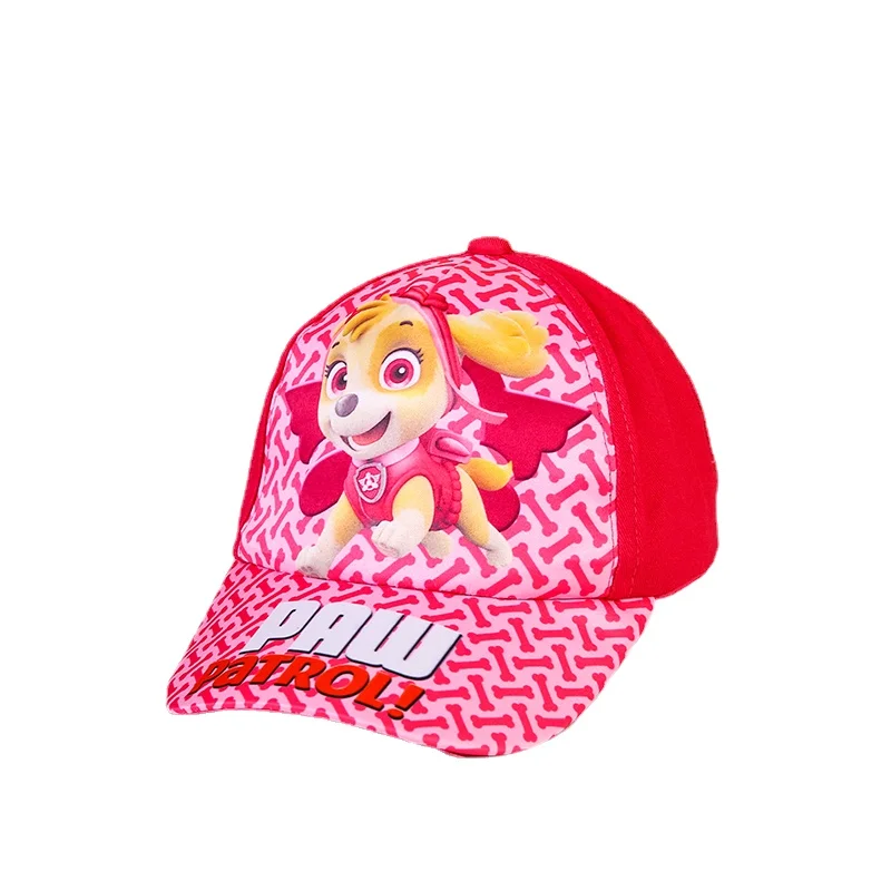 Paw Patrol Anime Figure Everest Skye Baseball Girls Boys Hip Hop Adjustable Cotton Baseball Cap