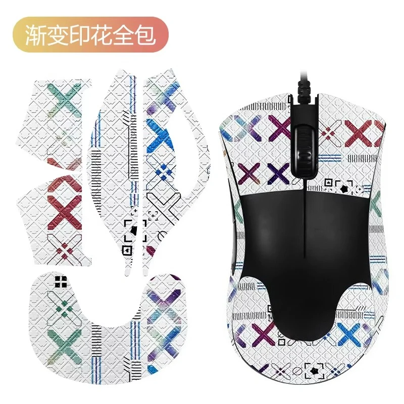 Nastro adesivo per mouse - Adesivo antiscivolo per pattini per Razer DeathAdder Essential Fatto a mano Pelle antiscivolo Migliorata controllo di gioco