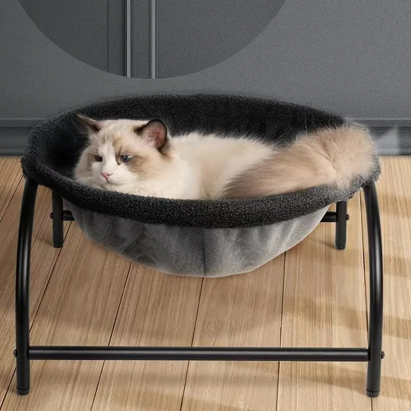 애완동물 고양이 침대 깊은 수면 둥지, 높은 습기 방지 통기성, 탈착식 세척 가능한 애완 동물 해먹, 겨울용 부드럽고 따뜻함