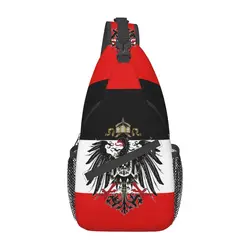 German Empire State Flag Crossbody Sling Bag Small Chest Bag Shoulder Backpack Daypack for Travel Hiking Cycling Satchel