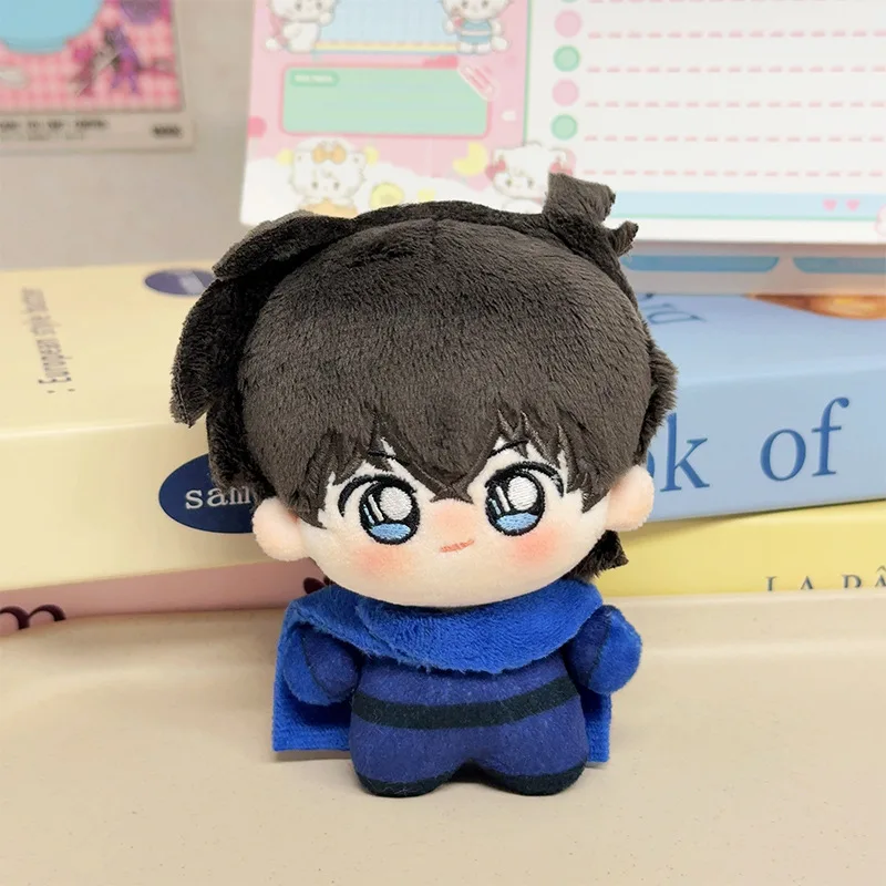 10cm Mouri Ran Plush Toy Pendant XMAS Cartoon Kudou Shinichi Plushie Doll Detective Conan Figure Keychain Dolls Birthday Gift