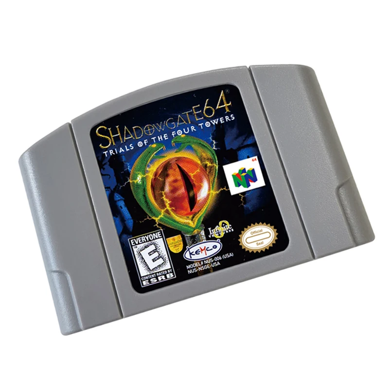 Shadowgate 64 - Trials of the Four 64 Bit  Video Game Cartridge US Version For N64 Game Console