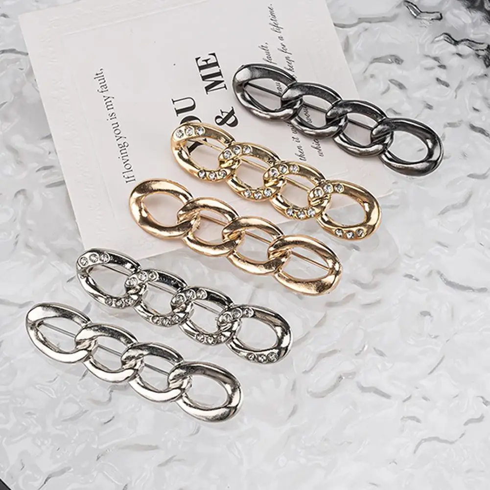 1 шт., съемная булавка для талии, металлическая застежка, булавка для джинсов, брюк, платья, кардиган, модная одежда, подарочные аксессуары