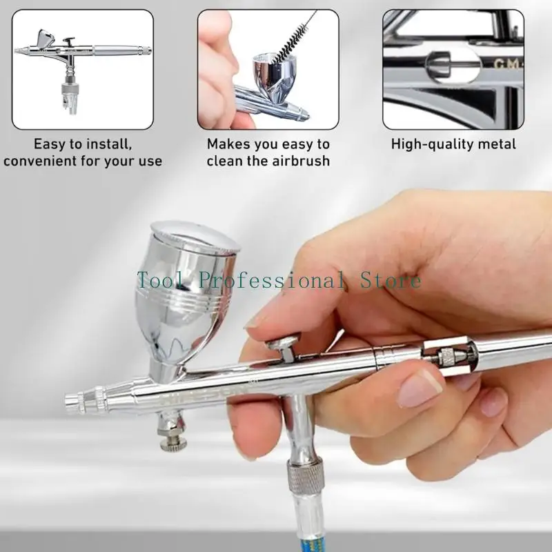 57QF 21Pcs/set Airbrush Steel Nozzle Caps Replacement Part Maintenance Kit Brushes Needle Wrench For Smooth Operation