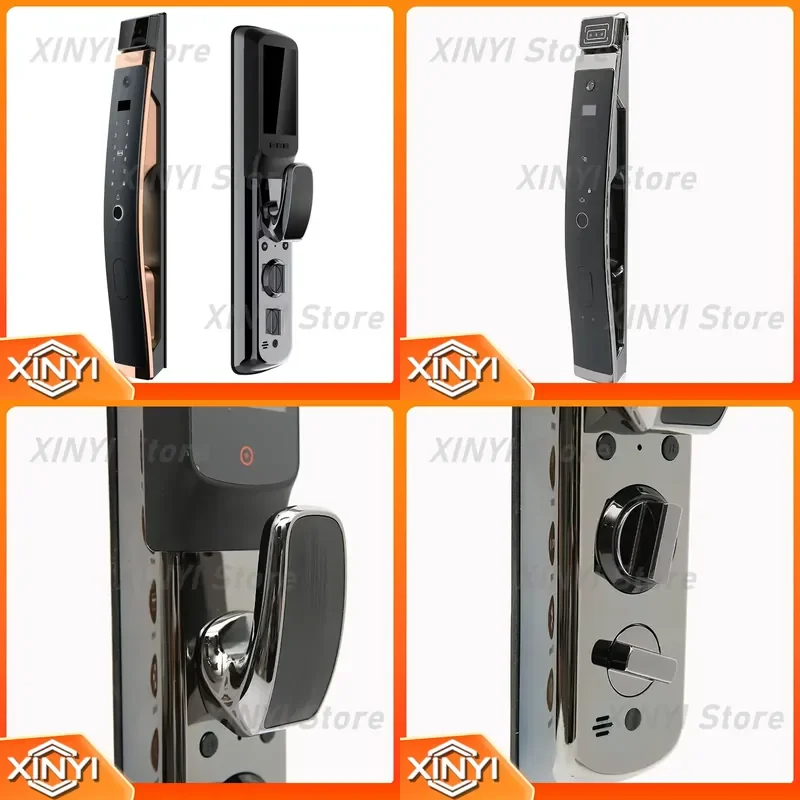 Smart Lock Video Intercom with Face Recognition Fingerprint Scan and WiFi Network for Home Entrance OEM Customizable for High