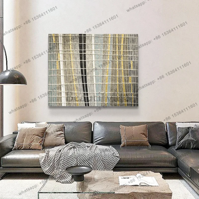LJY Cream Wind Living Room Home Decoration Painting High Sense Niche Art