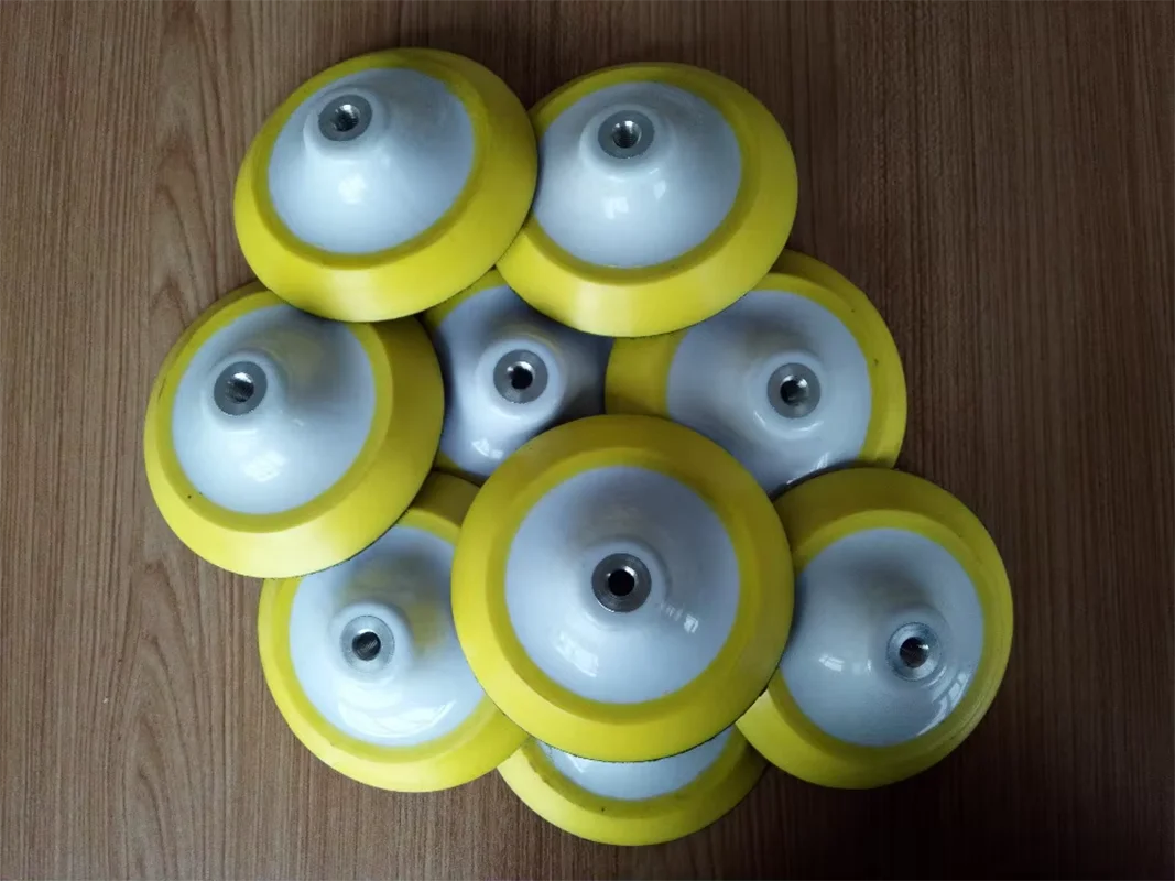 

10pcs/lot Polishing pad with self adhesive 125mm 5" thread M10 sanding disc polish pad for electric polisher air angle grinder