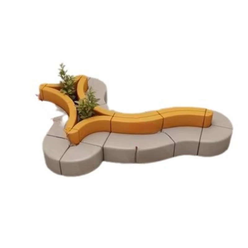 Shaped Office Sofa Sales Department Gym Clubhouse Club