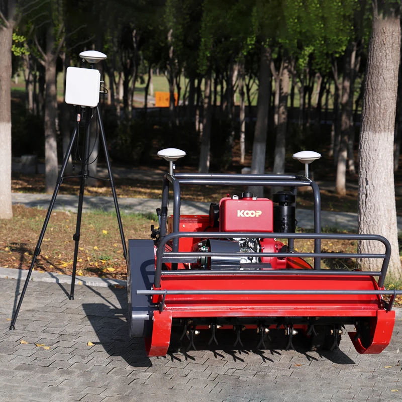 Customized Autonomous Lawn Mower GPS Smart Robot Mower RC Control for Public Green Space Trimming hammer flail cordless mower