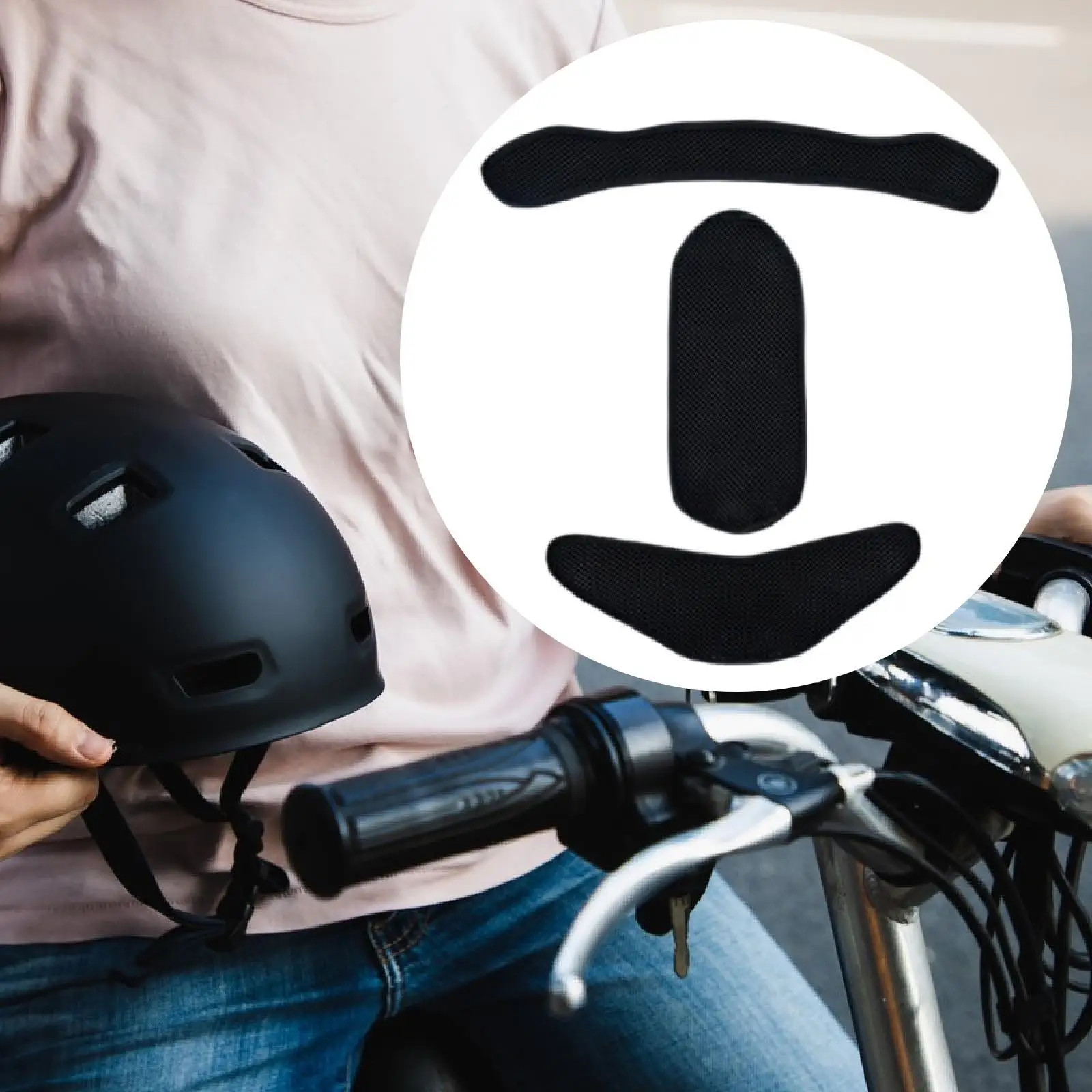 

Helmet Padding Kit Replacement Breathable Quick Drying Comfortable Riding