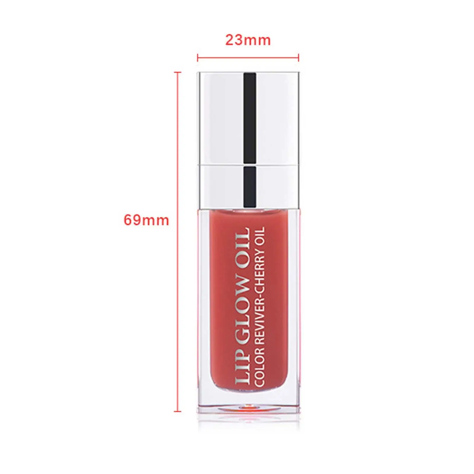 Nährendes Lippenöl, leichte Textur, nicht fettend, Glanz, Glitzer, Glanz, komfortabler Applikator für trockene Lippen, wasserfestes Make-up