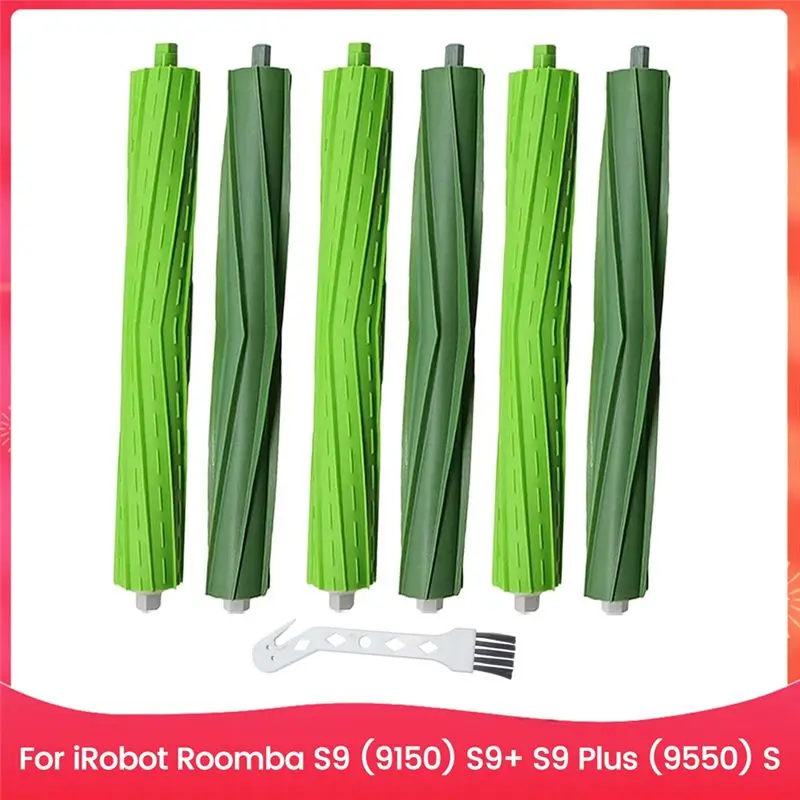

Сменная роликовая щетка ABVT для пылесосов Irobot Roomba S9 (9150) S9+ S9 Plus (9550) серии S, резиновые роликовые щетки для пылесосов