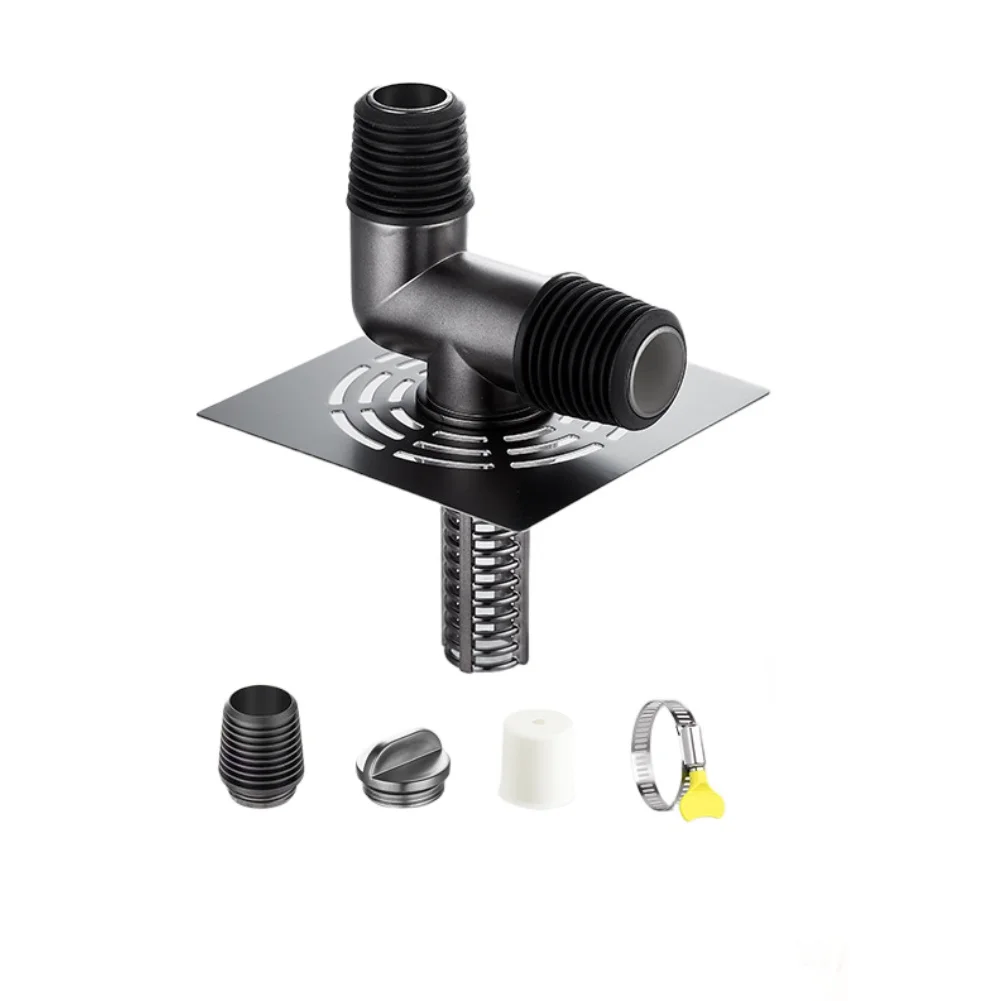 High Speed Drainage Floor Drain Joint with Washing Machine Drain Pipe Tee Stainless Steel for Backflow Prevention