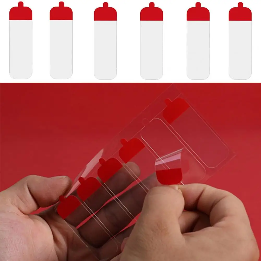 Adhesivo portátil de alta adherencia, cinta doble, sin marcas, transparente, fuerte, fácil de cortar para 3
