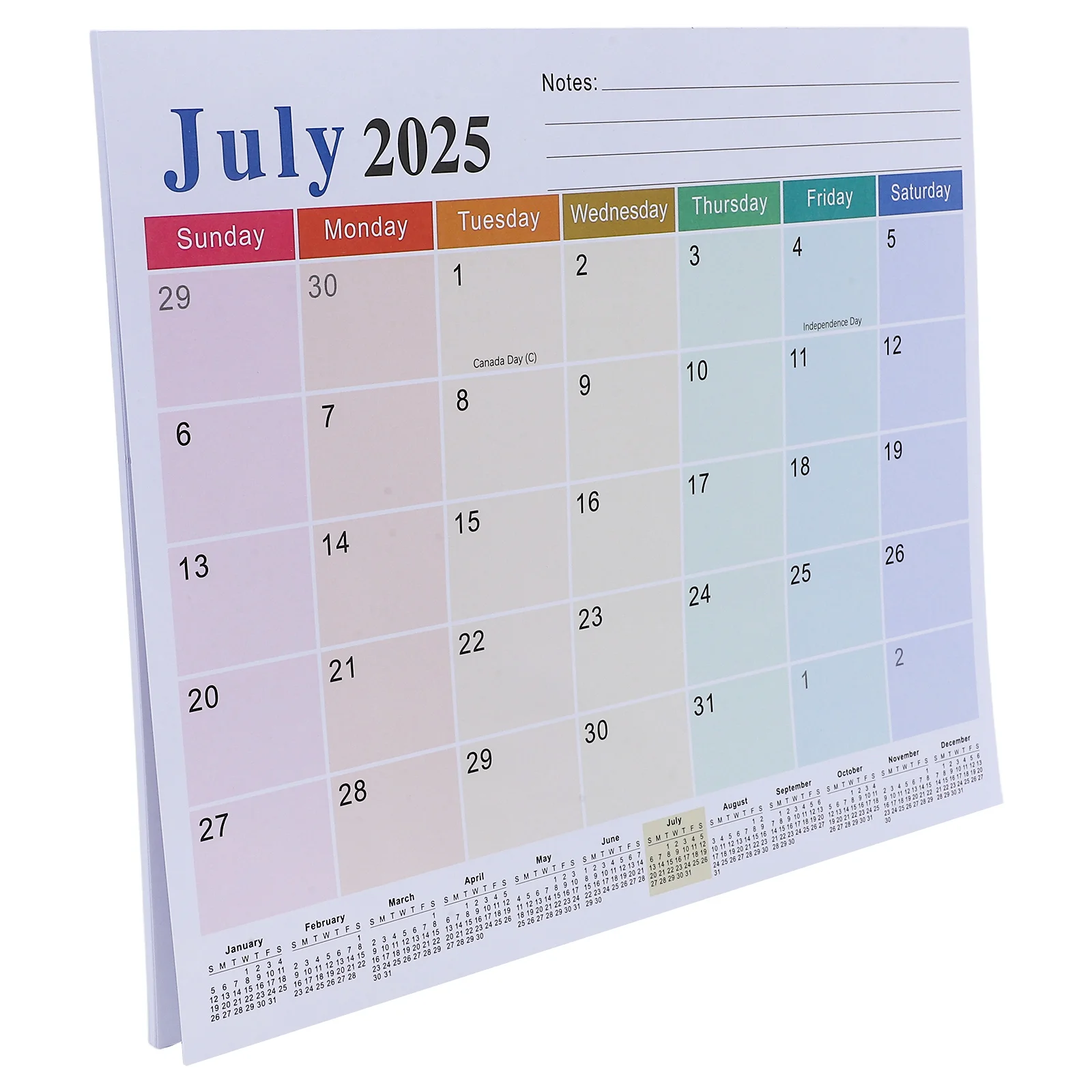 

18-month Refrigerator Calendar Plan Magnetic 2025-2026 Fridge Paper Planner Large Grid Sturdy Print Clear Layout Monthly