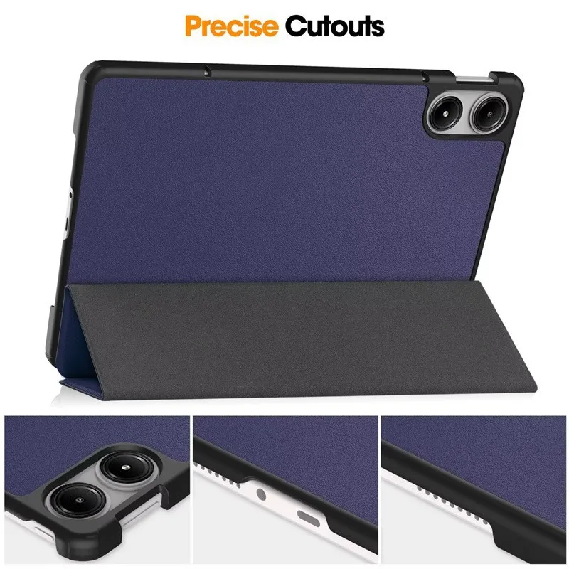 Folio-Hülle für Redmi Pad 2 Pro 12.1 2025, Dreifach Faltbare Smart-Hülle mit Auto-Schlaf/Aufwach-Funktion, Mehrere Farben und Muster – Detail 3
