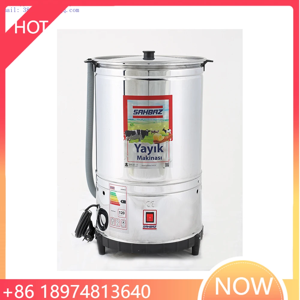 

New 40 Lt High Capacity Stainless Steel Semi-automatic Butter Churning Machine With Pump And Bearing For Dairy Processing