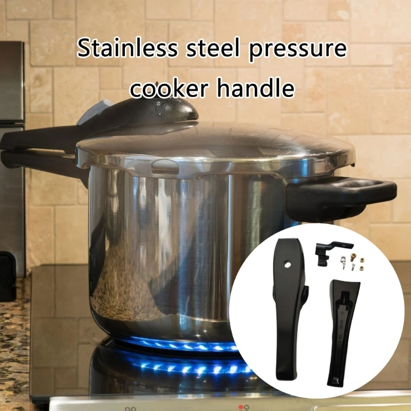 Universal Pressure Cooker Handle Replacement Stainless Steel Grip for Safe Dropship