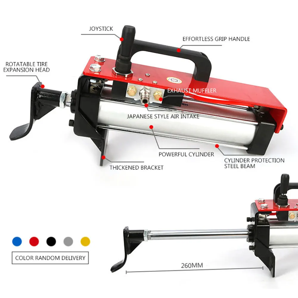 Portable Pneumatic tire expander 260mm auto repair tool Pneumatic tire cutting machine tire stretcher Car tire repair KTJ-2