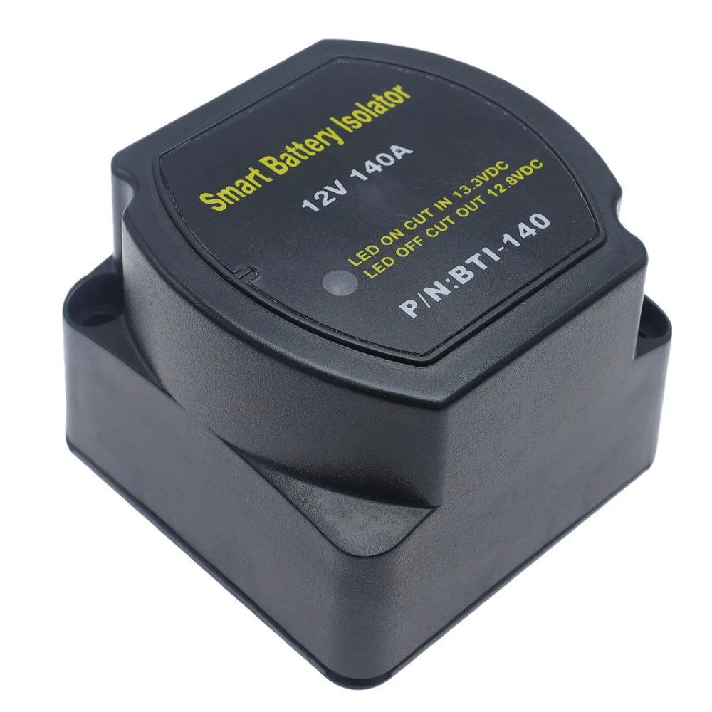 

12V 140 Amp Dual Battery Smart Isolator Kit Voltage Sensitive Relay Smart Switch for ATV, UTV, Boats, Rvs Auto