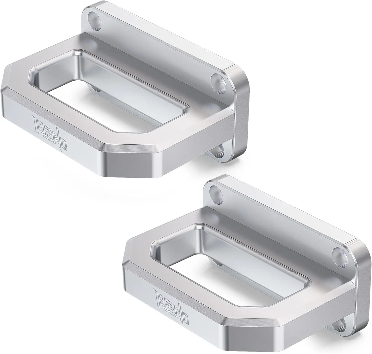 

Heavy Duty Aluminum Tow Hooks D-Ring Shackle for 2003-2018 Ram 2500/3500 Trucks, Silvery (2Pcs)