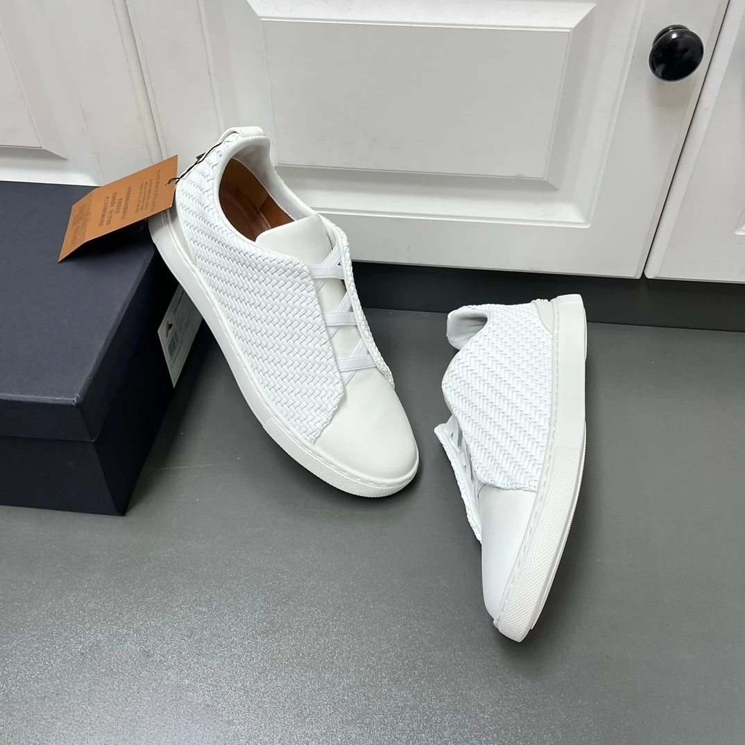 

Мужские повседневные кроссовки ручной работы класса люкс из натуральной кожи, универсальные, для бизнеса, туризма и велоспорта, подарки на праздники