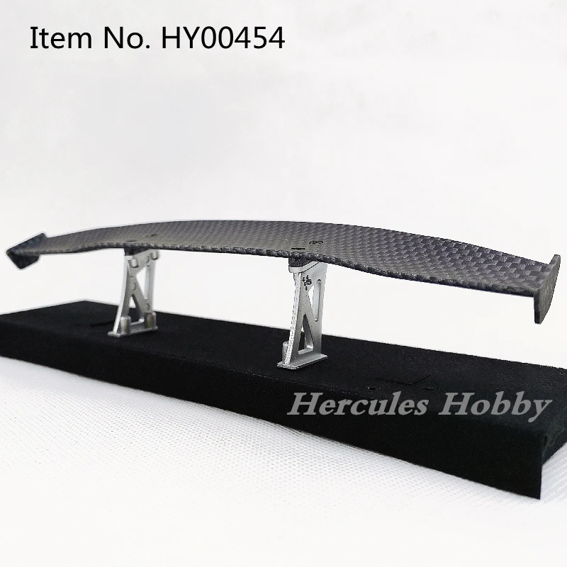 1/10 Scale RC Car Plastic Carbon Fiber Pattern Rear Wing Spolier Drift On Road Touring Model Hobby