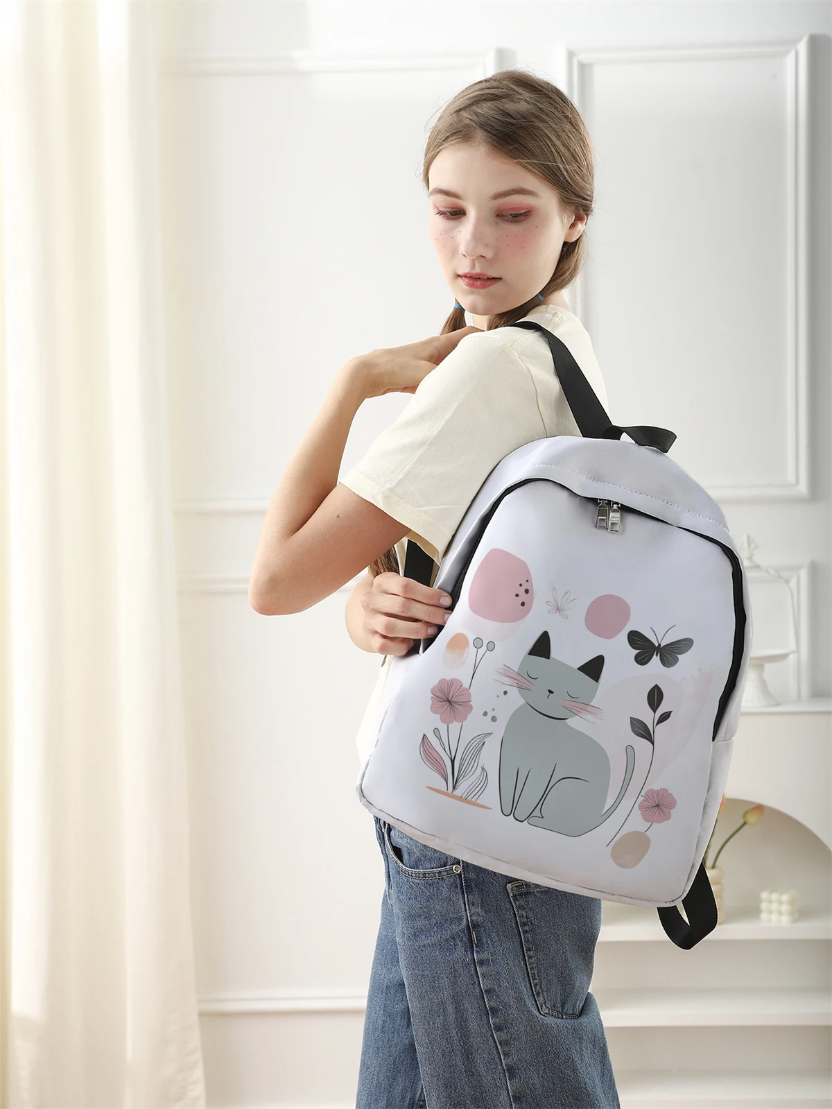 Nouveaux sacs à dos universitaires de grande capacité pour hommes et femmes, ordinateurs portables à la mode pour femmes, sacs à dos, sacs de voyage mignons pour filles