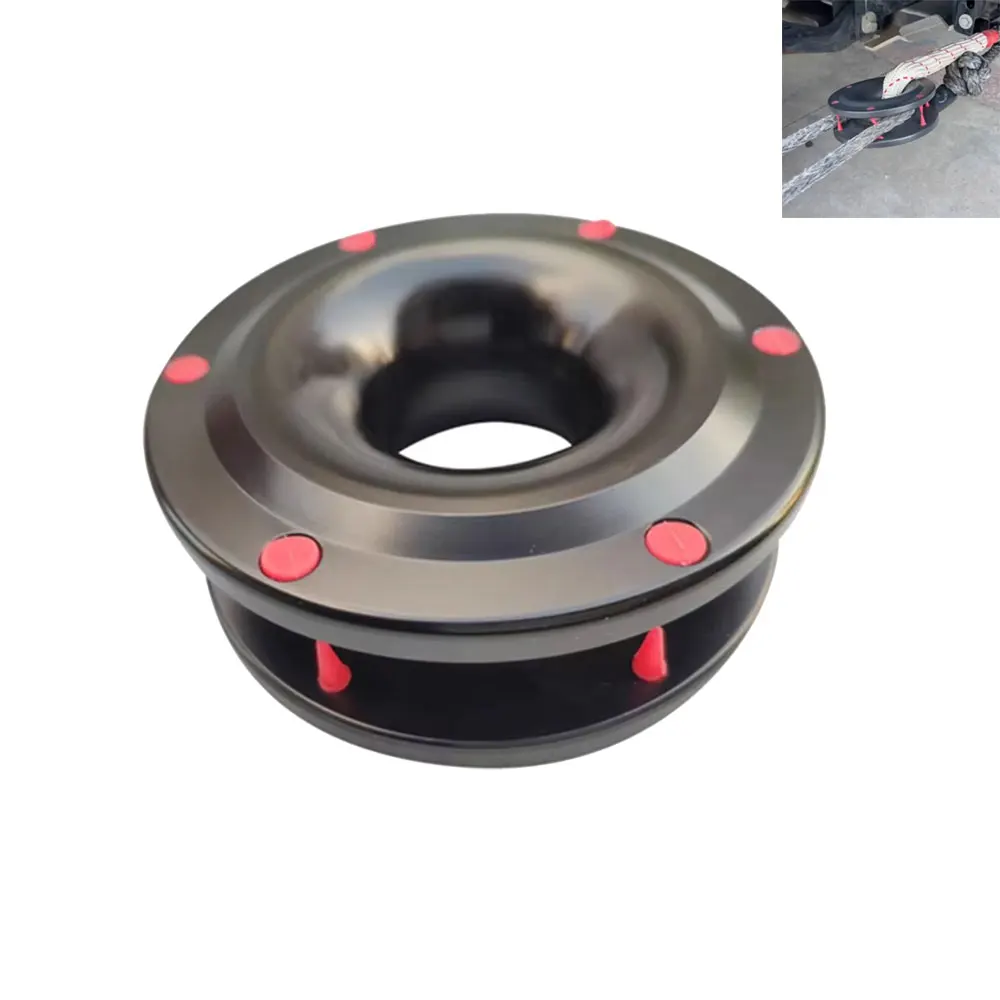 

77000lbs / 30 Ton Winch Snatch Recovery Ring, Rope Buckle, Off-road Rescue Winch, Movable Pulley, Aluminum Pulley, Trailer Hook