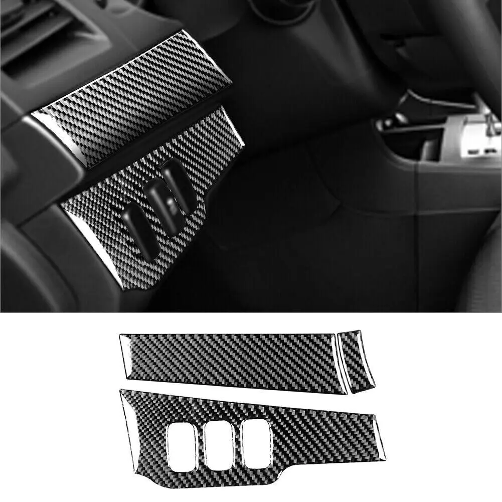 For Mitsubishi Lancer 2008-2015 Accessories 17pcs Carbon Fiber Full Interior Kit Cover Trim Sticker