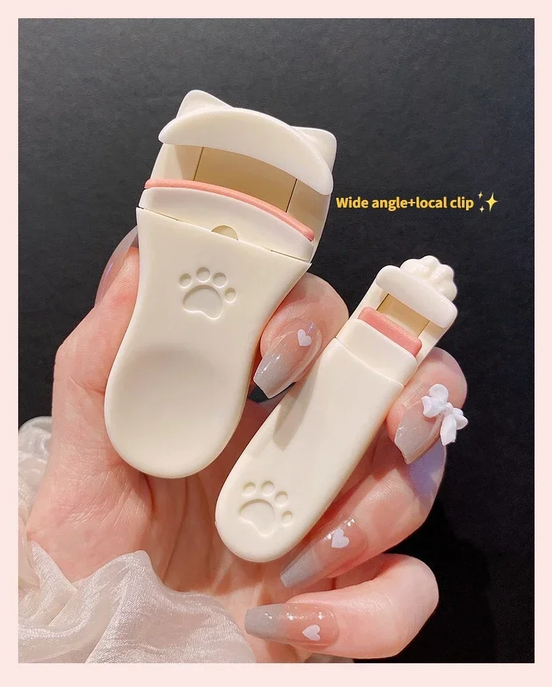 Katzenkrallen-Wimpernzange, niedliche Designs, Zubehör, Werkzeug, passend für alle Wimpernformen, langlebig, professionell für Damen-Make-up – Detail 1