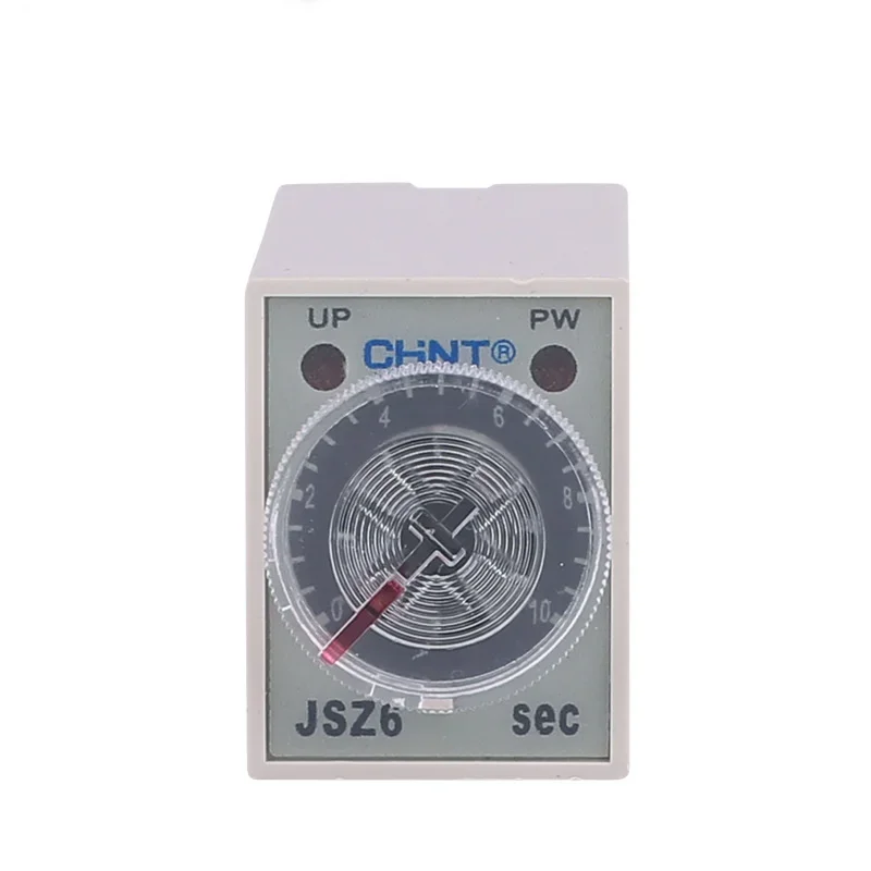 CHNT CHINT JSZ6-2 1S 5S 10S 30S 60S AC220V DC24V Time Relay Automatic Control System As Delay Control Element H3Y-2 H3Y-4