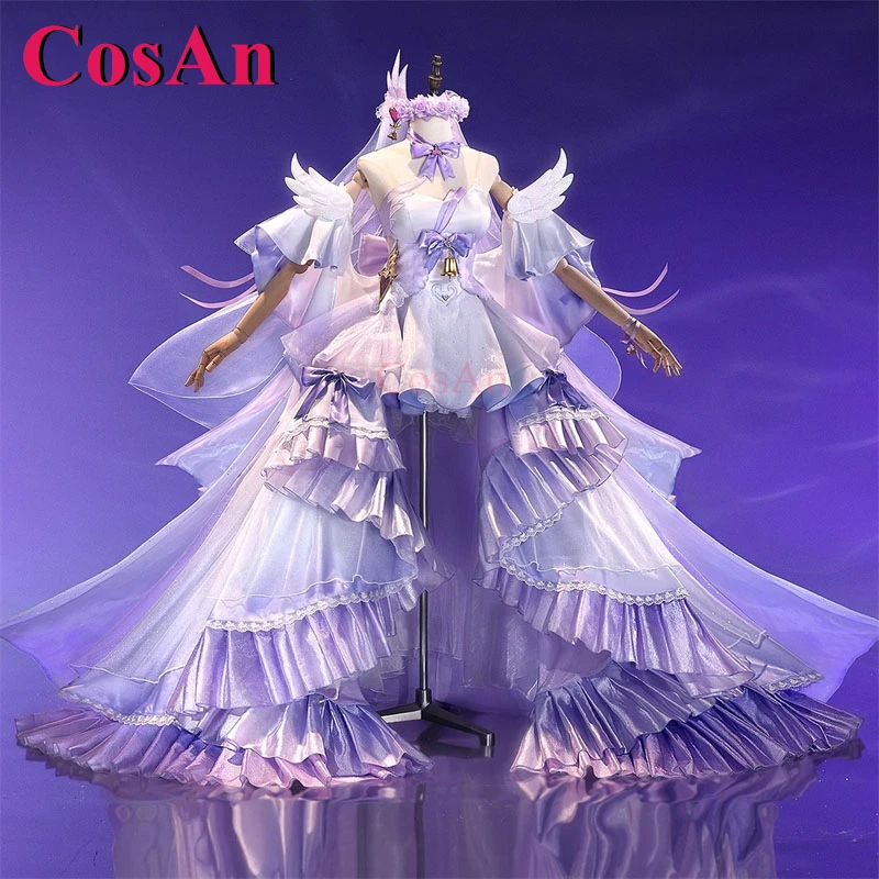 

CosAn Game Honkai Impact 3 Elysia Cosplay Costumes Flowers Ode Gorgeous Sweet Formal Dress Halloween Party Role Play Clothing
