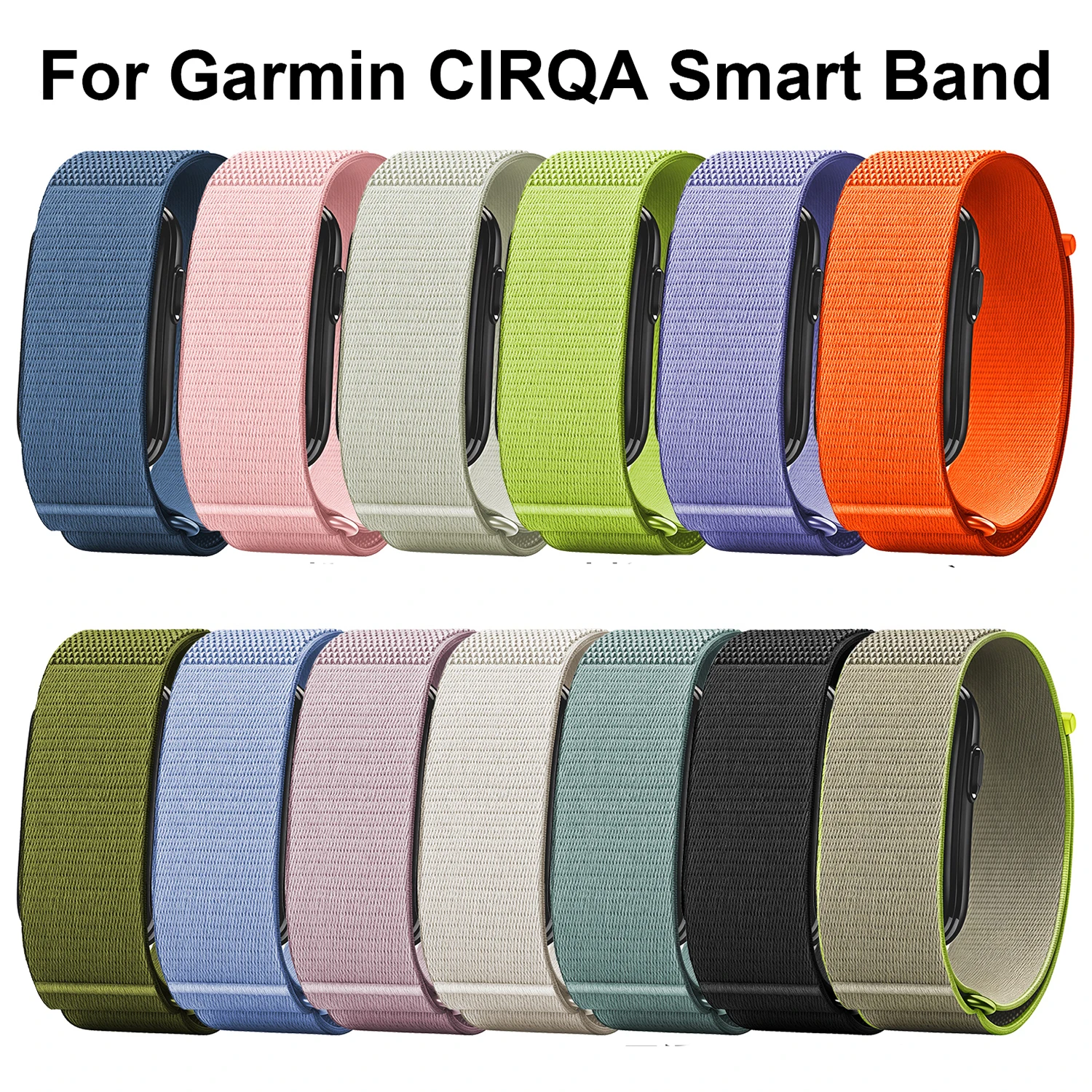 Nylon Wrist Strap/Bicep Arm Band For Garmin CIRQA Smart Band Adjustable Bracelet Wristband Belt Accessories