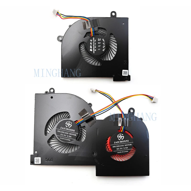 

M New for MSI P65 Creator 8RE 8RF MS-16Q2 GPU & CPU Cooling Fan (Not fit MS-16Q4)