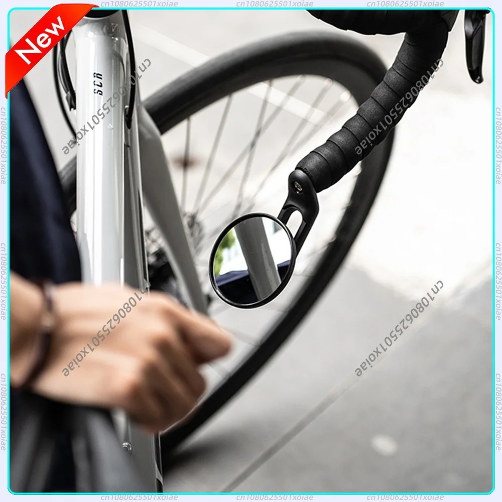 360° Adjustable Handlebar End Mirrors Wide-Angle Cycling Mirrors Riding Handlebars Rear View Tool for Cycling Accessories