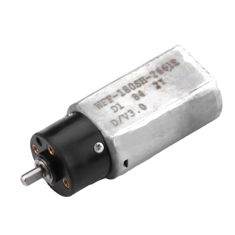 1pcs DC 3V 1313RPM 165 MA Micro Motors High Speed Mute Large Torque 180 Planetary Geared Motor Reduction Ratio 1:6