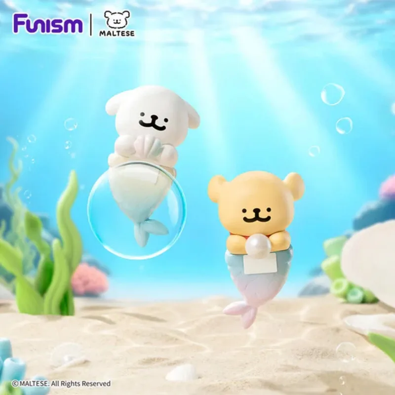 FUNISM Série PupSnap de Cães Maltês: Conjunto de Bonecos de Ação em Caixa Surpresa para Colecionadores – Presente Divertido de Aniversário