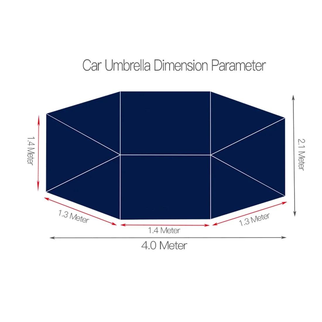 Semi-automatic Car Umbrella New Design For Car Sunclose Anti Dust And UV Ray Multi-function Car Umbrella