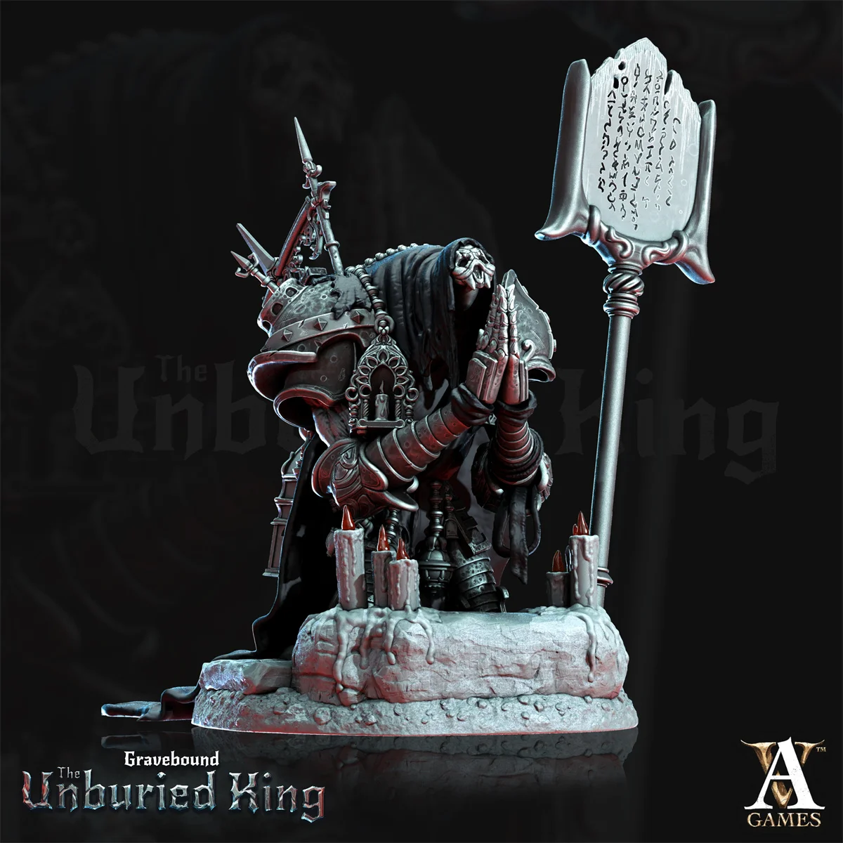 Dnd Miniatures Figures Ghost Golem Knight Graveyard Mourner Necromancer DND Villain 3D Printing