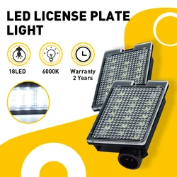 2Pcs LED Number License Plate Lights For Dodge Durango Citadel Limited 2014 2015 2016 2017 2018 2019 2020 2021 Car Products