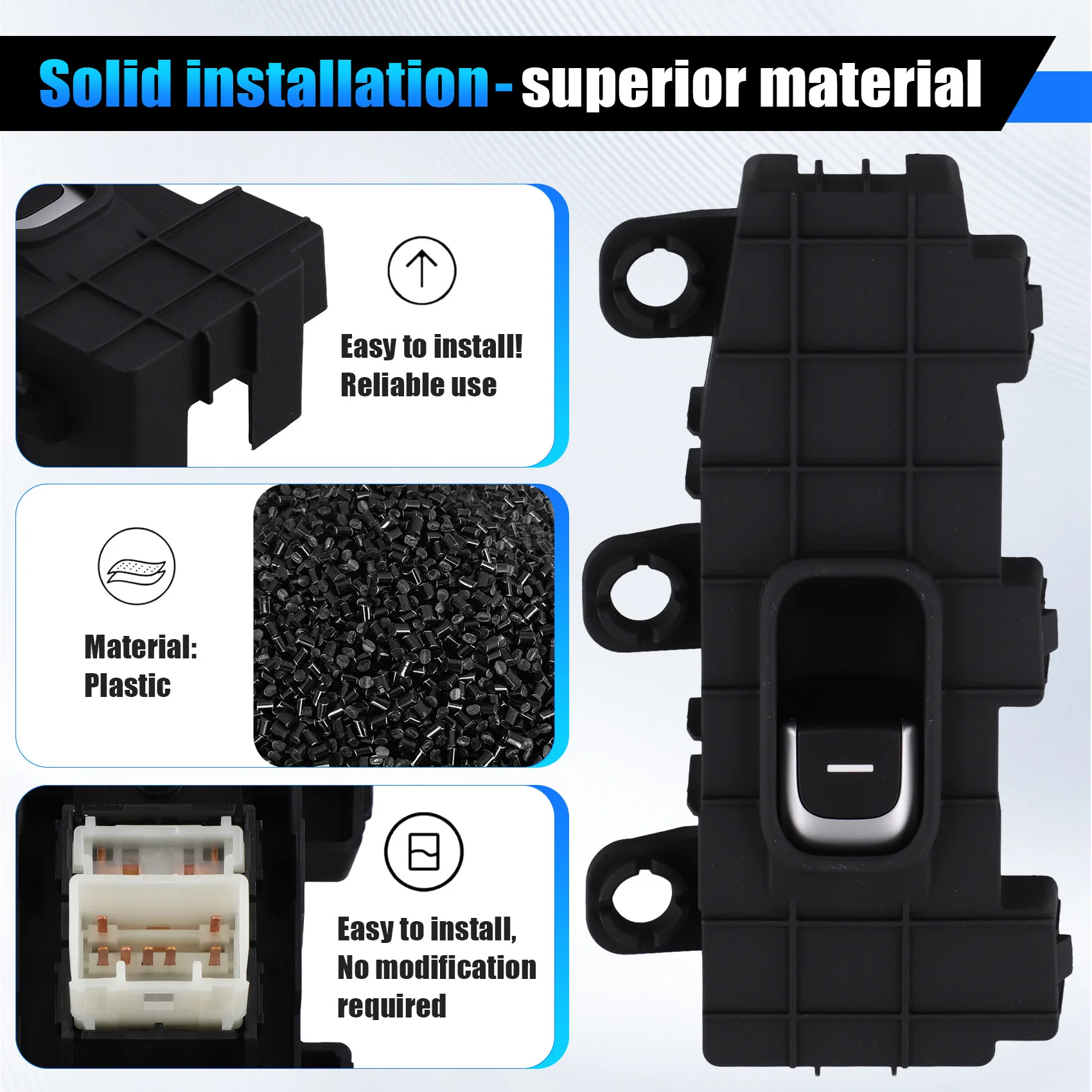 

A58X-Для Kia Niro 2017-2020: Переключатель стеклоподъемника задней левой двери (сторона водителя) 93580-G5900