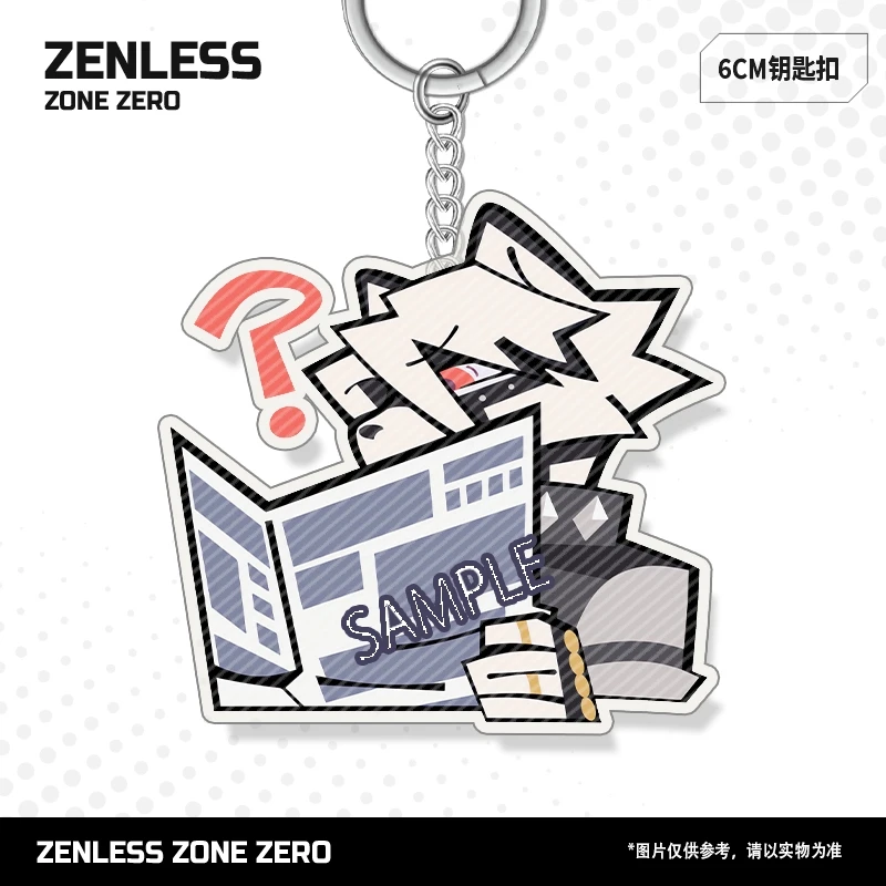 

Anime Zenless Zone Zero Von Lycaon Billy The Kid Koleda Belobog Wise Cosplay Acrylic Keychain Pendant Q Version Individuality