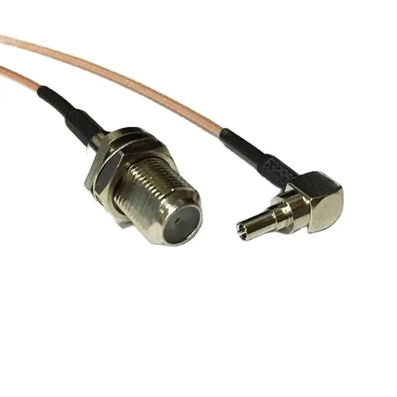 

New F Female Jack Switch CRC9 Right Angle pigtail cable RG178 Wholesale 15CM 6" for 3G modem