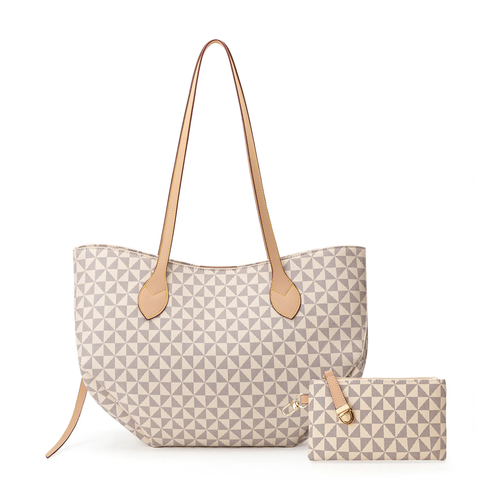 

New European and American Style Retro Plaid Casual Bags,High-End Luxury Large-Capacity Trendy Handbags, Commuter Shopping Bags