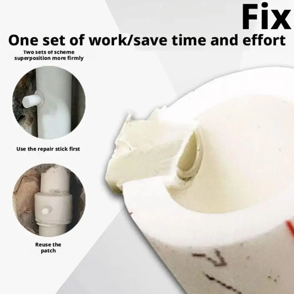 

Plugging Water Repair Plumbing Hot Melt Water Pipe Repair Tool Set Leakproof 4/6 Point Hot Melt Plugging Glue Stick Durable