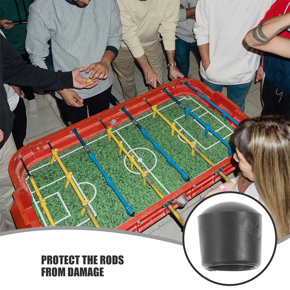 16 Stuks Tafelvoetbal Tafel Accessoires Rod End Caps Mini Veiligheid Covers Zorgvuldig Vervaardigd Voor Superieure Gaming Sessions