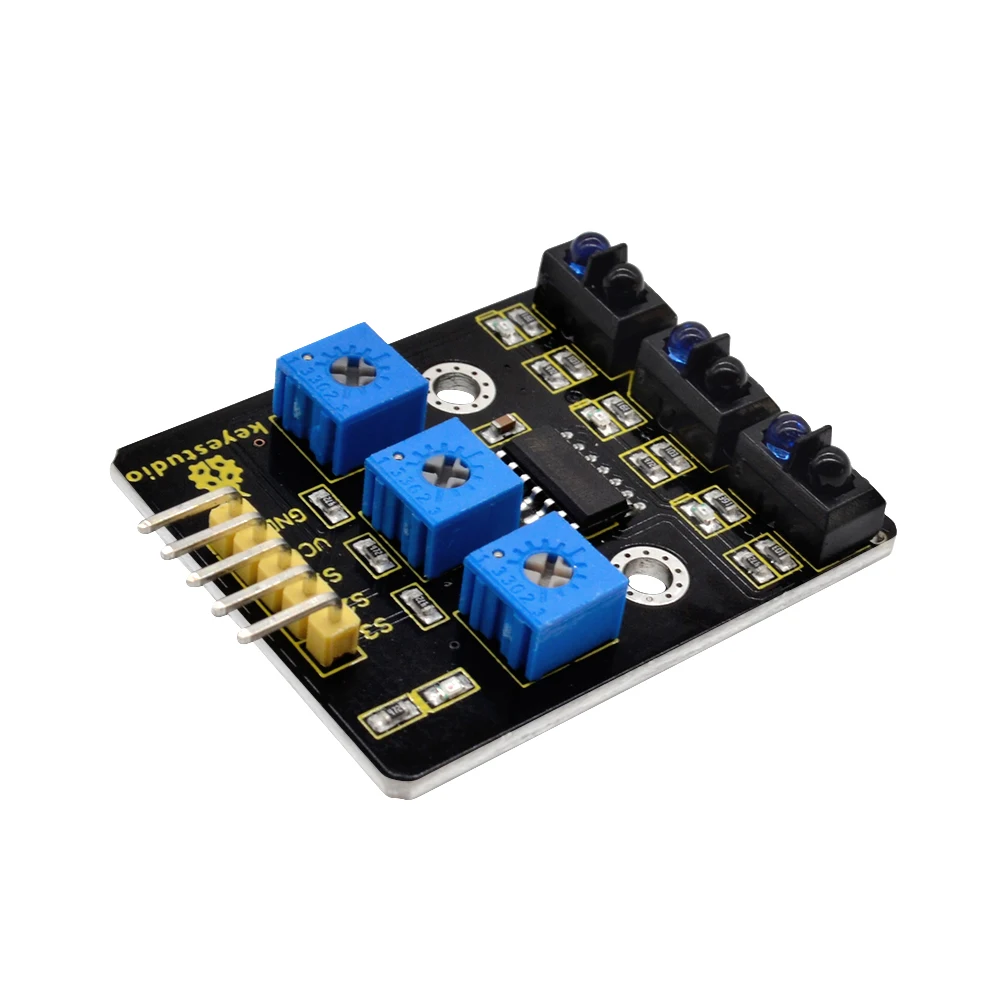 Keyestudio 3-channel Line Tracking Sensor Module for Arduino Robot Car DIY Electronic Accessories