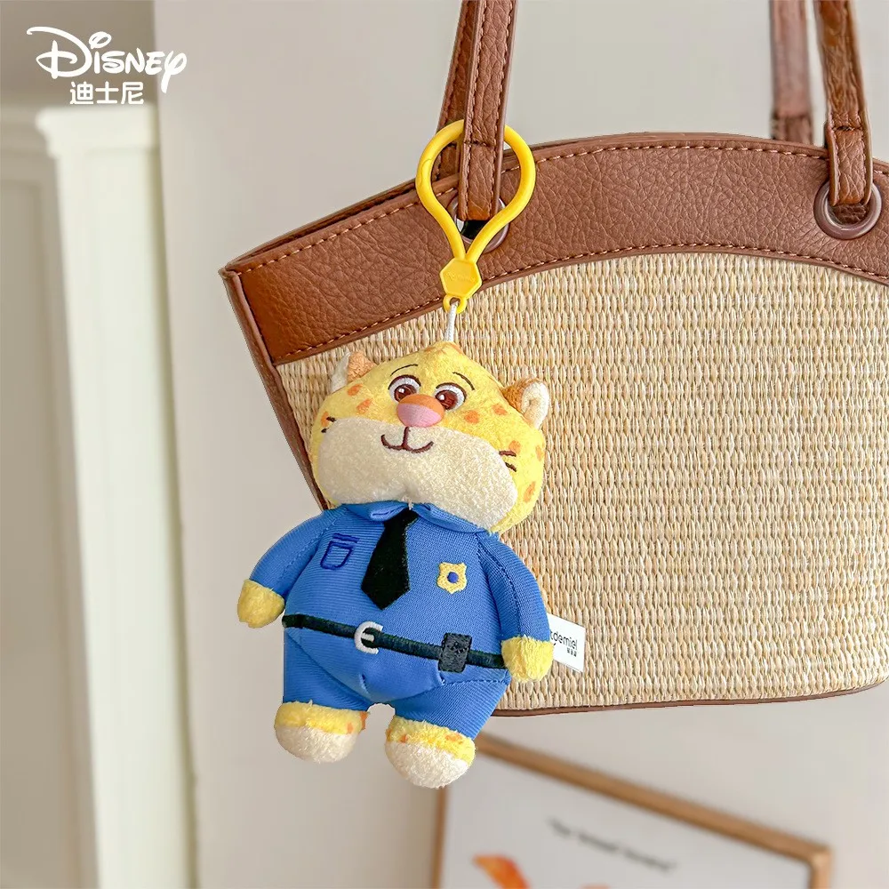 Disney Zootopia Bolt Judy Hopps Nick Wilde Zaino Ciondolo Peluche Cartone Animato e Simpatico Portachiavi Bambola Regalo di Compleanno per Bambini