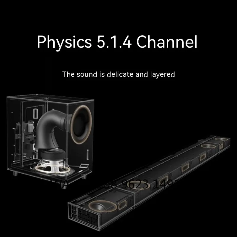5.1.4 Virtual Surround TV Soundbar 450W Subwoofer Dolby Audio DTS Optical Home Theater Speaker